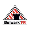 A red and white triangle with bulwark logo