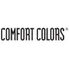 A black and white photo of the comfort colors logo.