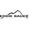 A black and white photo of an eddie bauer logo.