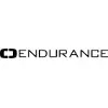 A black and white logo of endurance