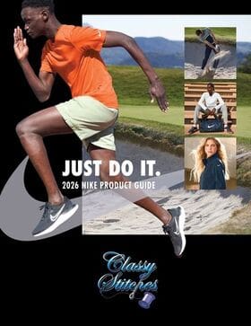 Athlete sprinting on Nike 2026 product cover